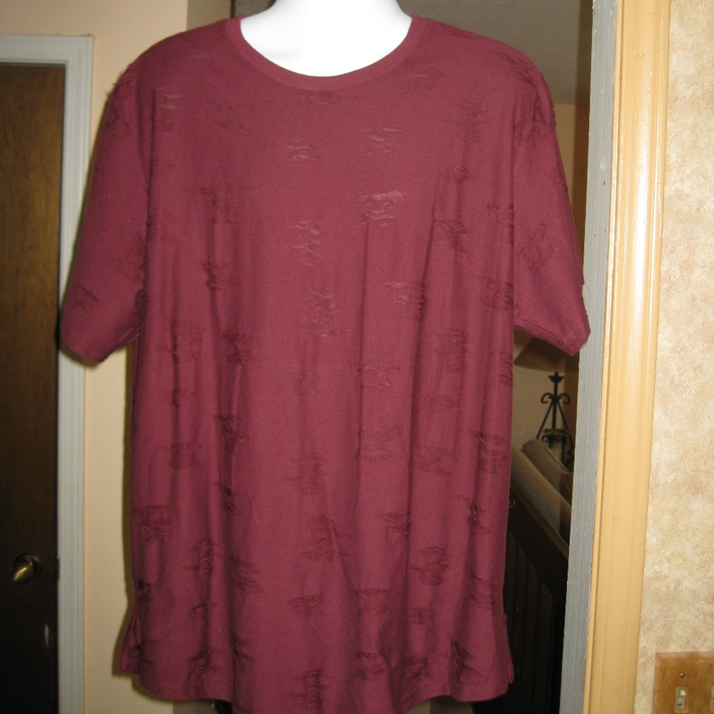 8ighth Dstrkt Men's Distressed Shirt